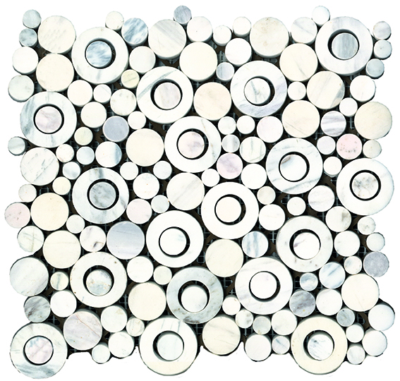 Roundmetal White 30,5x30,5